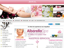 Tablet Screenshot of albarellaspa.com.mx