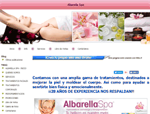 Tablet Screenshot of albarellaspa.com